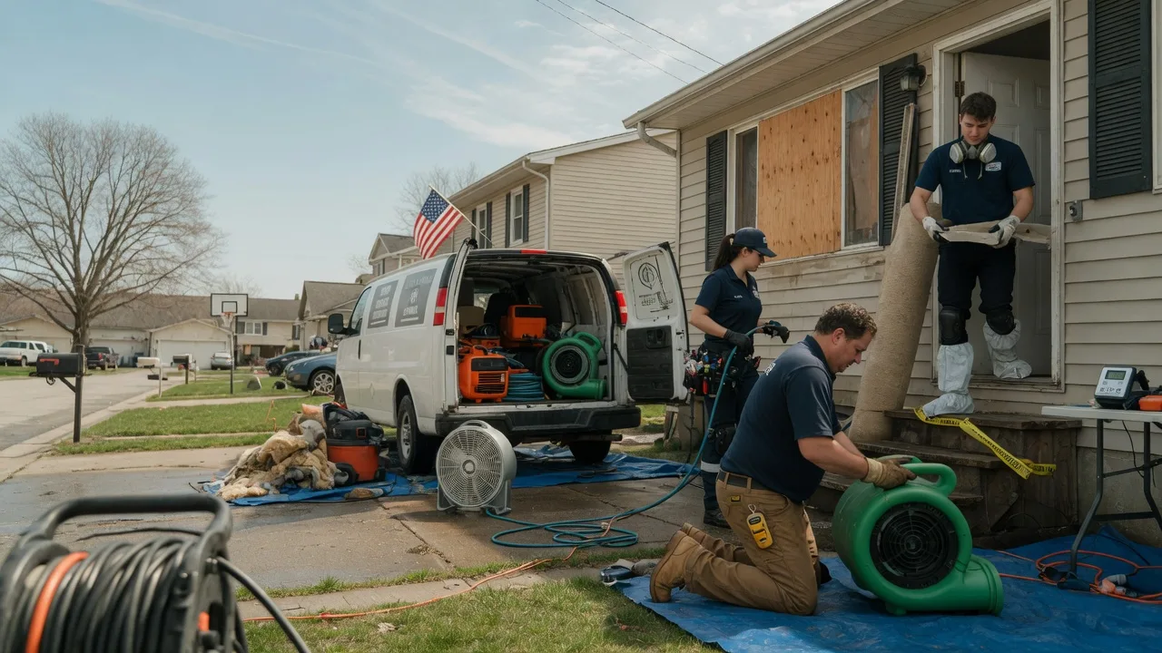 Water Damage Restoration in Allerton, IL near me